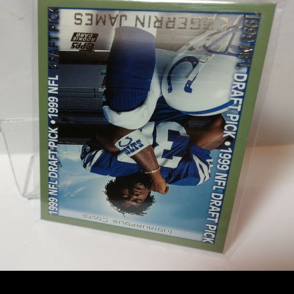 3/$25📌🏈🏈1999 Topps #339 Edgerrin James Indianapolis Colts RC Rookie GQ HOF - Picture 5 of 6